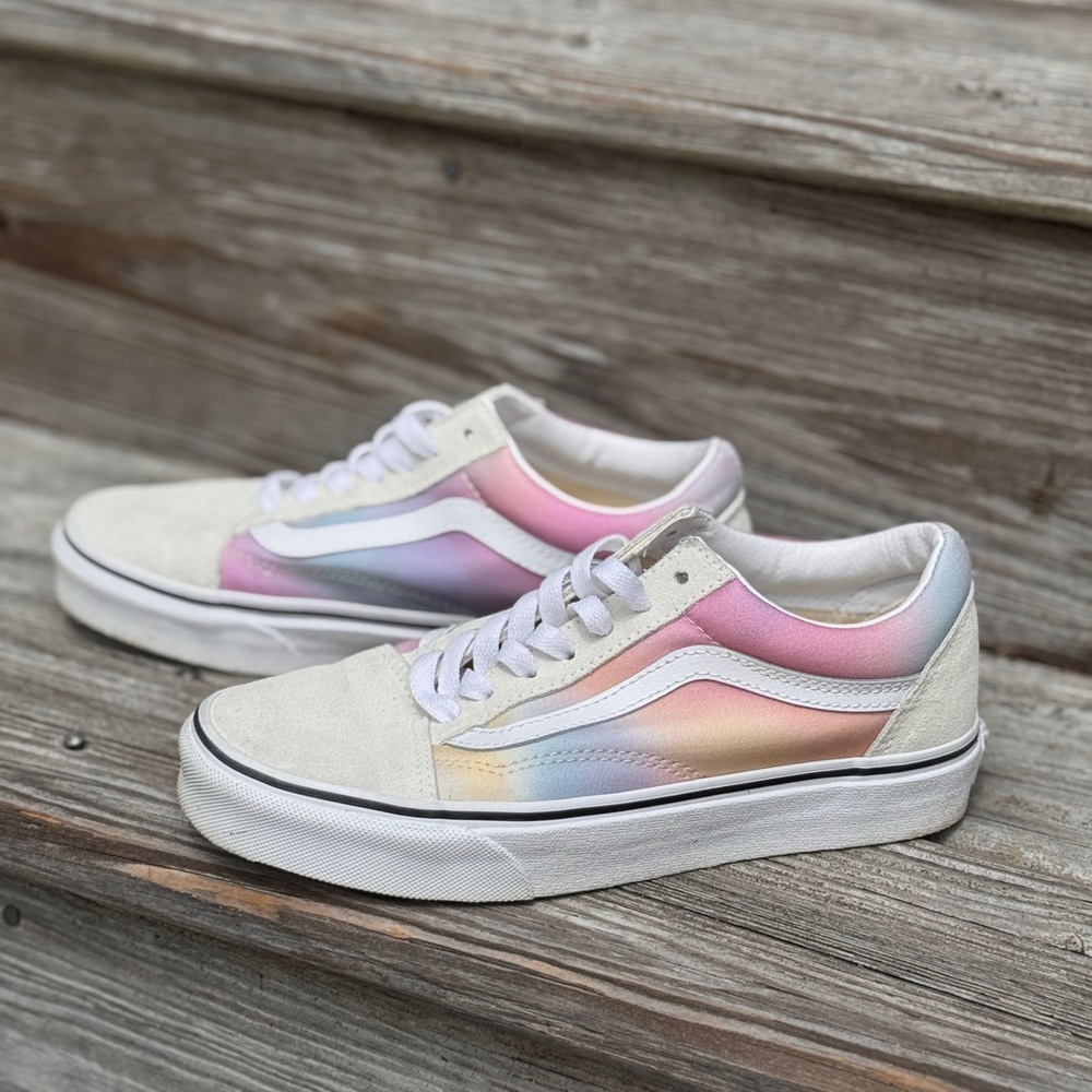 Old Skool Pastel Vans Like New M5 W6.5